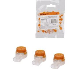 Соединительная клемма TDM скотч-лок К-2, (d=0,4-0,9 мм), D=2,08 мм (50 шт) SQ0520-0202 