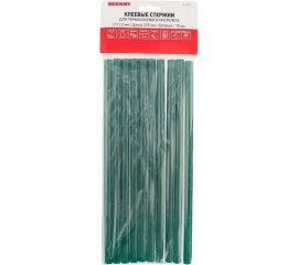 Клеевые стержни Rexant 11х270 мм зеленые 10 шт. 09-1273 