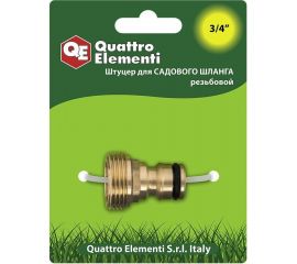 Штуцер для шланга (внешняя резьба 3/4") QUATTRO ELEMENTI 246-302 