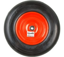 Колесо полиуретановое 4.00-8" подшипник посадка 16x60 мм для тачки WB6820-2H ECO WB-P208 