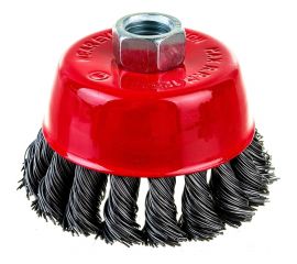 Щетка чашечная 75 мм, М14, пучки витой проволоки для УШМ INTERTOOL BT-2075 