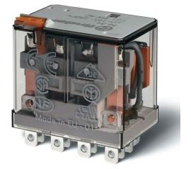 Миниатюрное силовое реле Finder 4 перекидных контакта 12А, 230В AC, 563482300040 