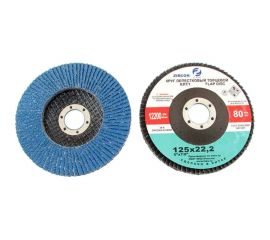 Круг лепестковый торцевой циркониевый SA28004H (125x22.2 мм; 38А; КЛТ1; Р120; №10) CNIC 53722 