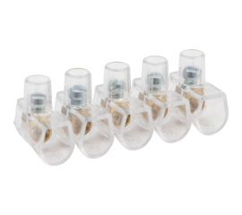 Концевой винтовой изолированный зажим КЗВИ 2,5 мм 5х1 20 шт REXANT 07-5701 