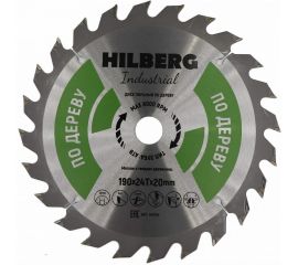 Диск пильный Industrial Дерево (190x20 мм; 24Т) Hilberg HW194 