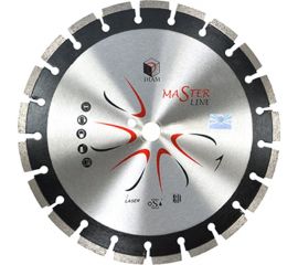 Круг отрезной по асфальту Master Line (300х2.8х10х25.4 мм) Diam 000527 