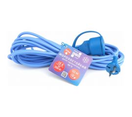 Морозостойкий удлинитель Power Cube в бухте, 16А/3,5 кВт, 1розетка без заземления, 10м, ip54 2x1.5 мм2, PC-2F-R-10(IP) 