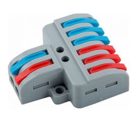 Универсальная клемма General Lighting Systems GTER7-26 монтажная, разветвительная 2x6 проводов 800496 