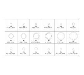 Набор резиновых прокладок для системы кондиционирования воздуха YATO 270шт. YT-0689 