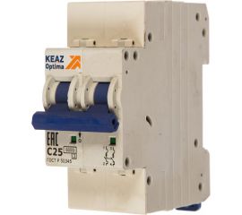 Автоматический модульный выключатель КЭАЗ OptiDin BM63-2C25-УХЛ3 260602 