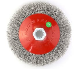 Щетка коническая (115 мм; M14; ворс гофрированный сталь 0.3 мм) для УШМ EuroBrush 13-168 EB-KSS3 