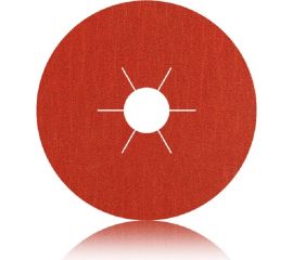 Круг фибровый 115х22 мм, P60, керамика ABRAFORM AF-FBR-CRM-115-P60 