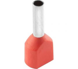 Наконечник АБК-СИЛА НШвИ 2 ТЕ-1008-1,0мм2 красный 100шт 1900503 
