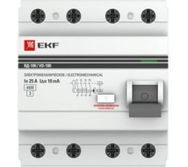 Устройство защитного отключения EKF ВД-100, 4P, 32А/30мА, PROxima SQ elcb-4-32-30-em-pro 