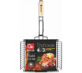 Глубокая решетка с антипригарным покрытием GRIFON 31x24x5.5 см 600-004 