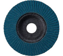 Круг лепестковый торцевой, угловой, цирконат 65% 125х22.2 мм, P-120 ABRAFORM AF-FLAP-CN-125-P120-ZR65 