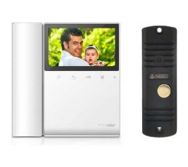 Комплект видеодомофона и вызывной панели COMMAX CDV-43K(White/AVC305B 