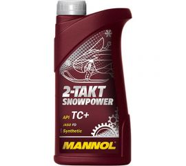 Mасло 2-х тактное Snowpower 1л, синтетика, для снегоходов MANNOL 1430 
