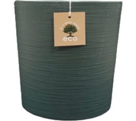 Пластиковый горшок с дренажным дном liveingreen Эко Цилиндр малахит, диам. 20 см, высота 20 см, 5.2 л 4627148309862 