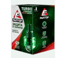 Жидкость от комаров РАПТОР TURBO 40 ночей 21862 G9560T 