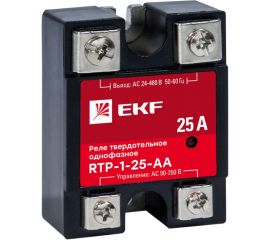 Твердотельное реле EKF однофазное RTP-25-AA PROxima rtp-1-25-aa 