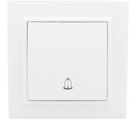 Кнопка звонка EKF СП, Минск, 10А, белый SQERV10-026-10 ERV10-026-10 