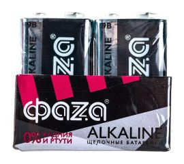 Алкалиновая батарейка ФАZА 6LR61 Alkaline Pack-4 5030602 