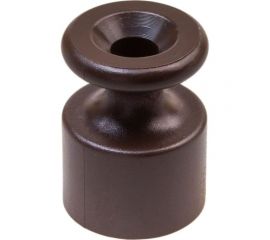 Изолятор для наружного монтажа Bironi пластик, цвет коричневый, 10 штук/упаковка B1-551-22-10 