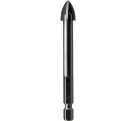 Сверло по стеклу и керамике 12 мм, 4 грани, шестигранный хвостовик KRANZ KR-91-0652 