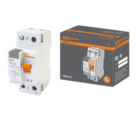 Устройство защитного отключения TDM УЗО ВД63 2Р, 63А, 300мА, электронное SQ0220-0024 