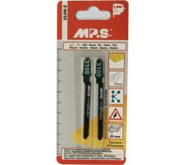 Пилки для древесины и пластмассы (2 шт; 75х50х2 мм; h=4-20 мм; фигурная распиловка) MPS 3109-2 