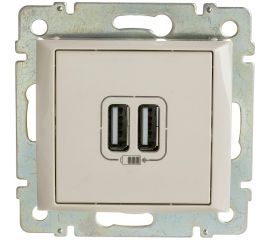 Двойная USB pозетка Legrand, VLN слоновая кость 774170 694372 