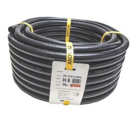 Шланг резиновый 3-х слойный маслобензостойкий ГОСТ 10362-2017 (12х20 мм; 6.3 атм.; бухта 30 м) Andycar H6 