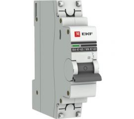 Автоматический выключатель EKF PROxima ВА 47-63, 1P, 3А, C, 4,5kA, SQ mcb4763-1-03C-pro 