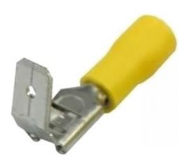 Плоская изолированная клемма REXANT гнездо 7.4мм + штекер - 6.3мм 4-6кв.мм /РПИо 6.0-7.5, 100 шт 08-0452 