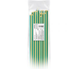 Термоусаживаемая трубка Smartbuy 4/2, желто-зеленая, 1 метр SBE-HST-4-yg 