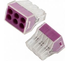 Строительно-монтажная клемма General Lighting Systems GTER6-06 СМК 6-проводная 0.75-2.5 мм2 800490 