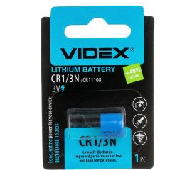 Литиевый элемент питания Videx CR1/3N 1BL 3.0V VID-CR1/3N 