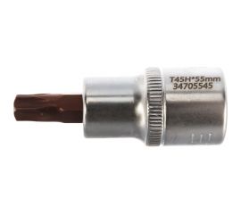 Головка-бита TORX Premium с отверстием (T45; 1/2""; L-55 мм) ROCKFORCE RF-34705545PR 