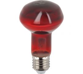 Инфракрасная лампа ЭРА ИКЗК 230-60 R63 Е27 для обогрева животных 60 Вт Е27, Б0057281 