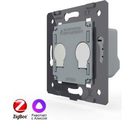 Двухклавишный умный сенсорный выключатель LIVOLO ZigBee (механизм) VL-FC2Z-2G 