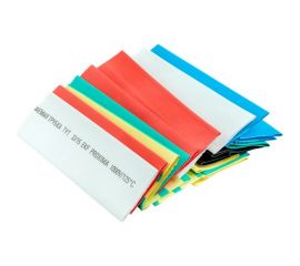 Термоусаживаемая трубка EKF ТУТ 20/10 набор: 7 цветов по 3 шт. 10уп PROxima tut-n-20 