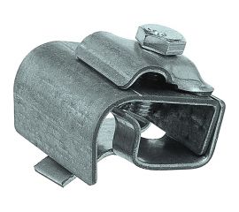 Держатель круглого проводника EZETEK 8-10мм для желоба водостока, оцинковка 91081 