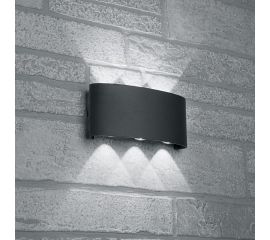 Уличный светодиодный светильник FERON DH101, 6x1W, 450Lm, 3000K, черный 48100 