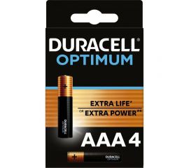 Батарейки Duracell Optimum щелочные, размера ААА, 4 шт., Б0056021 