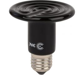 Инфракрасная лампа ЭРА FITO-50W-НQ керамическая, серии CeramiHeat ,модель RX для брудера, рептилий, 50 Вт, Е27 Б0052714 