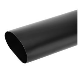 Термоусаживаемая клеевая трубка REXANT 115,0/19,0 мм, 6:1 черная 1 м 23-0115 