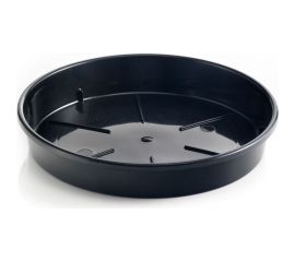 Поддон Teraplast PLATO диам. 14 см, высота 2.3 см, черный 08086014006 