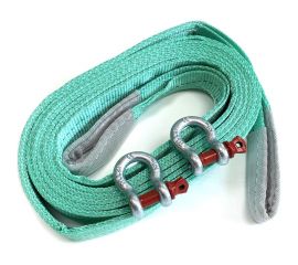Буксировочный трос ТамбовТехСнаб 12т, 6м скоба/скоба, двухслойный усиленный 7930124364555 