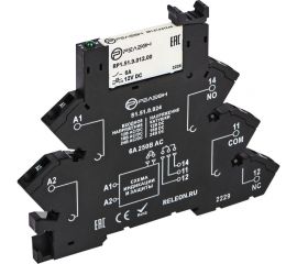 Интерфейсный модуль реле РЕЛЕОН 1 CO контакт 6а; /= 12в Ac/Dc; пруж. зажимы, RM161001200 